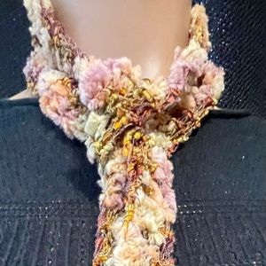 Handmade fleece scarf